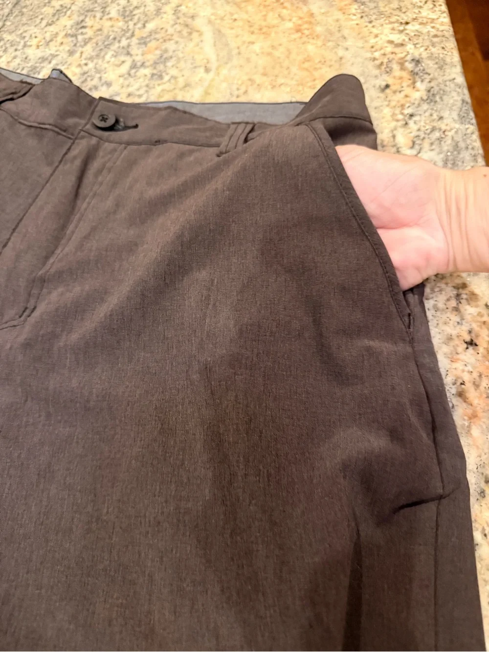 Reel Legends Men’s Size 36 Gray Outdoor Performance Fishing Shorts Quick Dry
